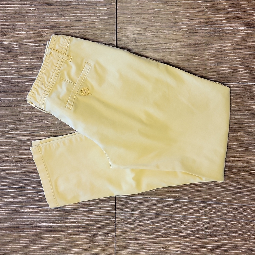 Mossimo Butter Yellow Straight Leg Ankle Pants